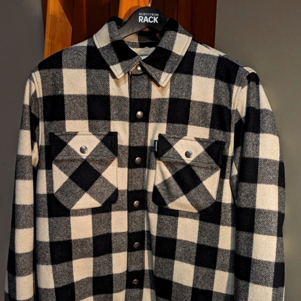 Sandro of Paris Heavy Wool Shirt Jacket